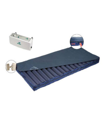 Sistema antidecubito super air con compressore digitale, regolatore di pressione e materasso ad elementi intercambiabili